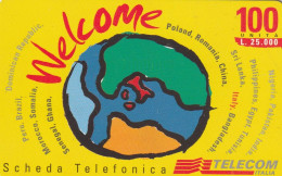 PREPAID PHONE CARD ITALIA WELCOME WLA (CZ2064 - Openbaar Gewoon