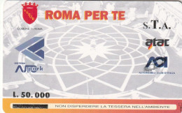 SCHEDA PARCHEGGI CHIP ROMA L.50000  (CZ2045 - Otros & Sin Clasificación