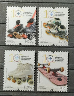 2024 - Portugal - MNH - 100 Years Of Roller Sports Federation In Portugal - 4 Stamps - Neufs