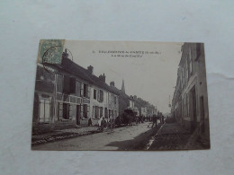 (Seine Et Marne - 77 ) - VILLENEUVE-le-COMTE  -  La Rue De Couilly..............voir Scans - Autres & Non Classés