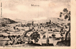 N°2422 W -cpa Mantes -ancien Mantes D'après Gravure- - Mantes La Ville