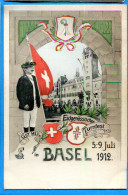 VIX111, Basel, Eidgenössisches Turnfest, Circulée 1912 - Basel