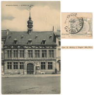 Braine-le-Comte L'Hôtel De Ville 1909, TTB-CPA Vintage - Braine-le-Comte