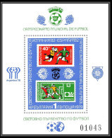 464 Football (Soccer) Argentina 78 - Neuf ** MNH - Bulgarie (Bulgaria)n Bl 97** - Unused Stamps