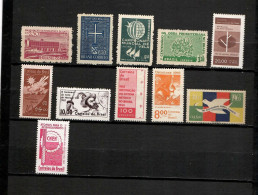 Brasil  1958-63  .-  Y&T  Nº   648-683-684-687-708-712-715-716-720-728-738     ** - Unused Stamps