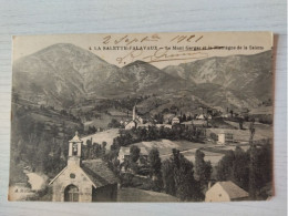 CPA 38 Isère La Salette-Falavaux: Le Montagne Gargas Et La Montagne De La Salette (circulé) - La Salette