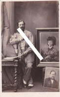 EDEMOND De MONTFORT 1860 - CDV Portrait Du Peintre Par Le Photographe Alophe - Ancianas (antes De 1900)