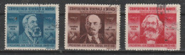 1945 - Confédération Générale Du Travail Mi No 861/863 - Oblitérés