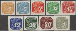 001/ Pof. NV 10-18 - Unused Stamps