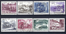 ÖSTERREICH Komplettsatz ANK-Nr. 1186 - 1193 Weltpostkongress UPU Gestempelt (1) - Siehe Bild - Used Stamps