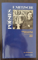 POESIES Par Frédéric Nietzsche. Traduction De Jean Jacques BRU (Eole 1991) - Psychologie/Philosophie