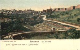 Jerusalem - Das Gihontal - Württ. Pilgerfahrt 1904 - Palestina