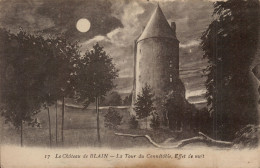 CPA BLAIN Le Château La Tour Du Connétable, Effet De Nuit 1926 - Blain