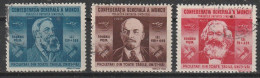 1945 - Confédération Générale Du Travail Mi No 861/863 - Usado