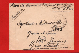 (RECTO / VERSO) PETITE ENVELOPPE DU 05/4/1916 - CACHET TRESOR ET POSTES SECT. POSTAL 184 - Cartas & Documentos