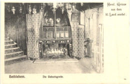 Bethlehem - Die Geburtsgrotte - Württ. Pilgerfahrt 1904 - Palestina