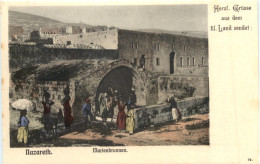 Nazareth - Marienbrunnen - Württ. Pilgerfahrt 1904 - Palestine