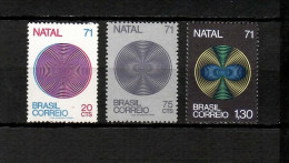 Brasil  1971  .-  Y&T  Nº   974/76    ** - Unused Stamps