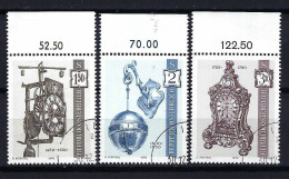 ÖSTERREICH Komplettsatz ANK-Nr. 1358 - 1360 Alte Uhren Gestempelt - Siehe Bild - Used Stamps