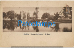 228510 ARGENTINA CORDOBA PARQUE SARMIENTO EL LAGO POSTAL POSTCARD - Argentinië