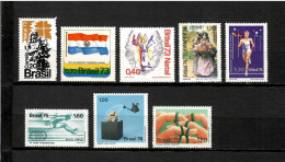 Brasil  1972-76  .-  Y&T  Nº   1013-1044-1076-1131-1133-1179-1190-1191    ** - Unused Stamps