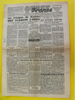 Journal L'Ouest France Du 25 Janvier 1945 Guerre De Gaulle Koniev Oder Ardennes Angers Saumur Cholet Segré - Altri & Non Classificati