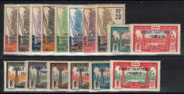 Gabon - YV 88 à 103 N* MH , Partie Basse De Série , Cote 21 Euros - Unused Stamps