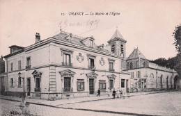 Drancy - La Mairie Et L'Eglise - CPA °J - Drancy