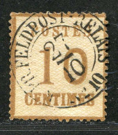 REF093 > FRANCE ALSACE LORRAINE < Yv N° 5 Ø Cachet Feldpost Relais < Oblitéré Dos Visible - Used Ø - Usados