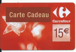 Carte Cadeau - Carrefour Verso 31/12/2009  - VOIR DESCRIPTION Avant Enchères -  GIFT CARD /GESCHENKKARTE - Cartes Cadeaux