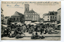 CPA Voyagé 1917 * LA FERTÉ Sous JOUARRE La Place Un Jour De Marché (très Animée) - La Ferte Sous Jouarre