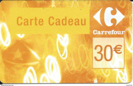 Carte Cadeau - Carrefour Verso 31/12/2009  - VOIR DESCRIPTION Avant Enchères -  GIFT CARD /GESCHENKKARTE - Tarjetas De Regalo