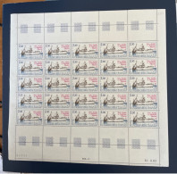 TAAF 1982 PLANCHE Feuille 25v Neuf MNH **  PO 100 Chalutier Austral - Nuevos