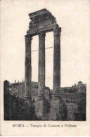 ROMA. -  Tempio Di Castore Et Polluce.   CPA - Altri Monumenti, Edifici