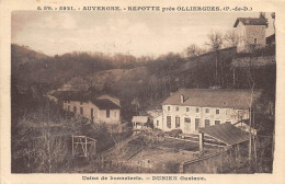 CPA 63 REPOTTE OLLIERGUES USINE DE BONNETERIE DUBIEN GUSTAVE - Olliergues