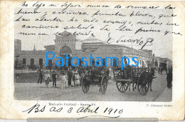 228514 ARGENTINA SANTA FE MARKET MERCADO CENTRAL SPOTTED POSTAL POSTCARD - Argentinien