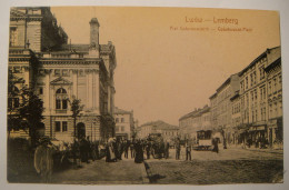 Lwow.Lemberg.Plac.Goluchowskich.Tramway.WL.BP.2664.1907..Poland.Ukraine. - Ukraine