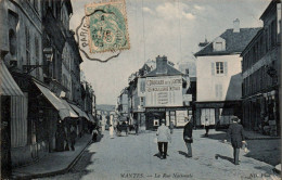 N°2435 W -cpa Mantes -la Rue Nationale- - Mantes La Ville