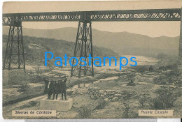 228516 ARGENTINA CORDOBA COSQUIN BRIDGE PUENTE POSTAL POSTCARD - Argentina