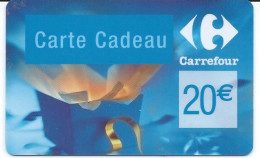 Carte Cadeau - Carrefour Verso 31/12/2007  - VOIR DESCRIPTION Avant Enchères -  GIFT CARD /GESCHENKKARTE - Tarjetas De Regalo