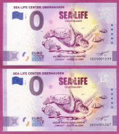 0-Euro XECV 2022-3 SEA LIFE CENTER OBERHAUSEN  Set NORMAL+ANNIVERSARY - Privéproeven