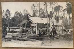 40 - Dans Les Landes - Exploitation De Bois En Forêt - Other & Unclassified