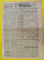 Journal L'Ouest France Du 18 Janvier 1945 Guerre De Gaulle épuration Geffroy Ardennes Varsovie Cracovie Angers - Other & Unclassified