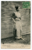 Asie.Femme.woman.une élègante De Luange - Prabang Sao Kham Melle Or - Laos