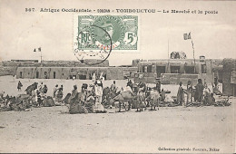 Tombouctou - Le Marché Et La Poste - Coll. Gén. Fortier 367 - Malí