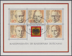 Deutschland Block 18  Bundespräsidenten Der Bundesrepublik Deutschland - Used Stamps