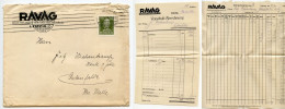 Germany 1928 Cover & Invoices; Leipzig (Messestadt) - RAVAG, Rauchwaren-Versteigerungs; 30pf. Lessing - Covers & Documents