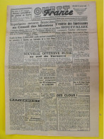 Journal L'Ouest France Du 17 Janvier 1945 Guerre De Gaulle épuration PetitJean Ardennes Houffalize Varsovie Angers - Otros & Sin Clasificación