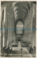 R062412 The Nave And West Window. Canterbury Cathedral. Valentine. RP - Monde