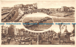 R062886 Greetings From Brighton. Multi View. Lansdowne. 1950 - Monde